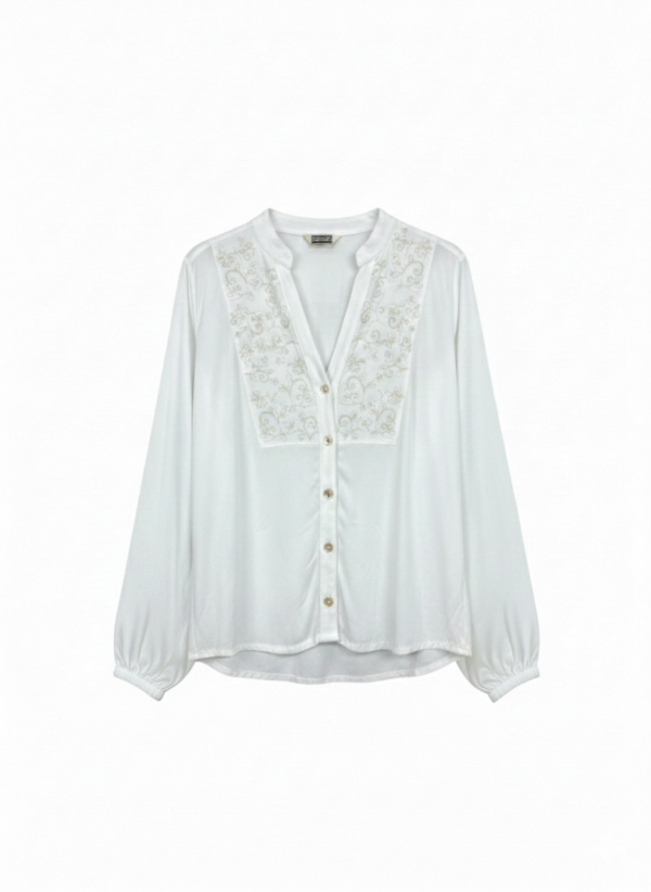 Camisa Chalis Bordada