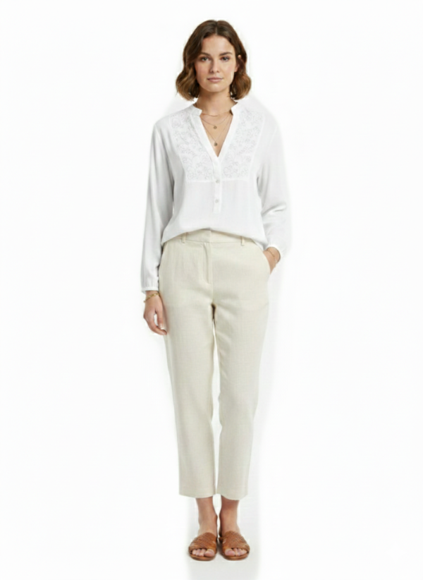 Camisa Chalis Bordada