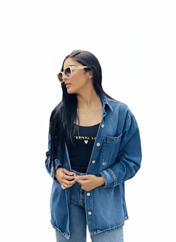 Chaqueta Jean Oversize