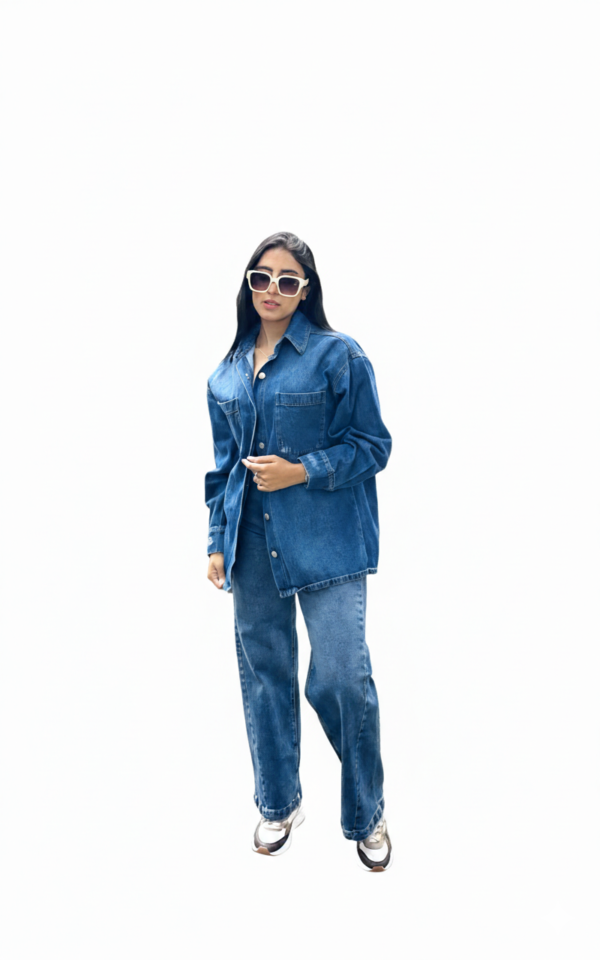 Chaqueta Jean Oversize