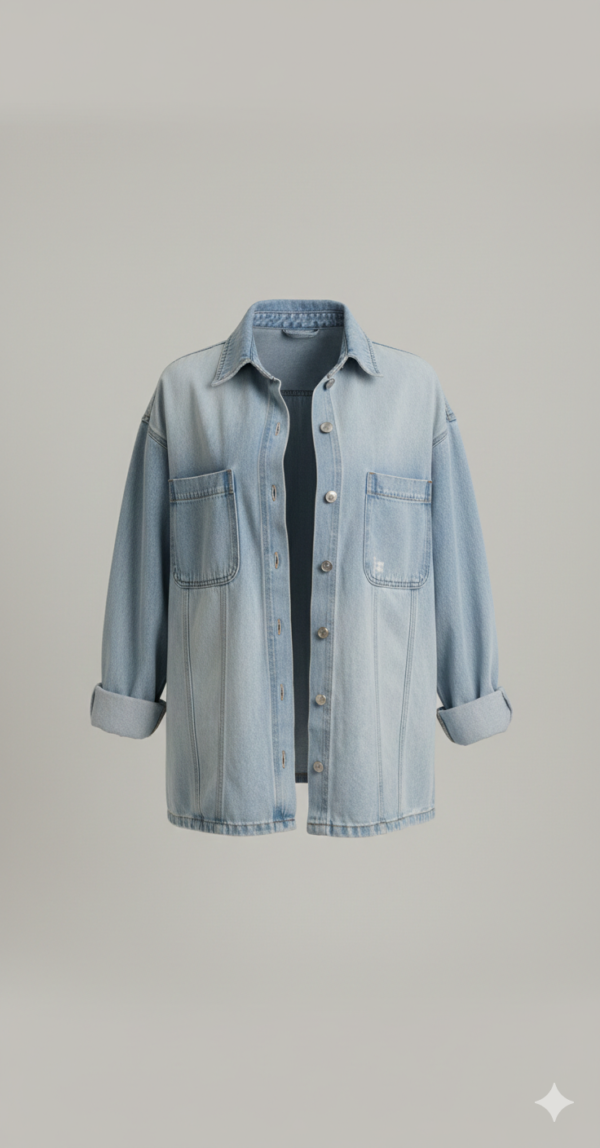 Chaqueta Jean Oversize