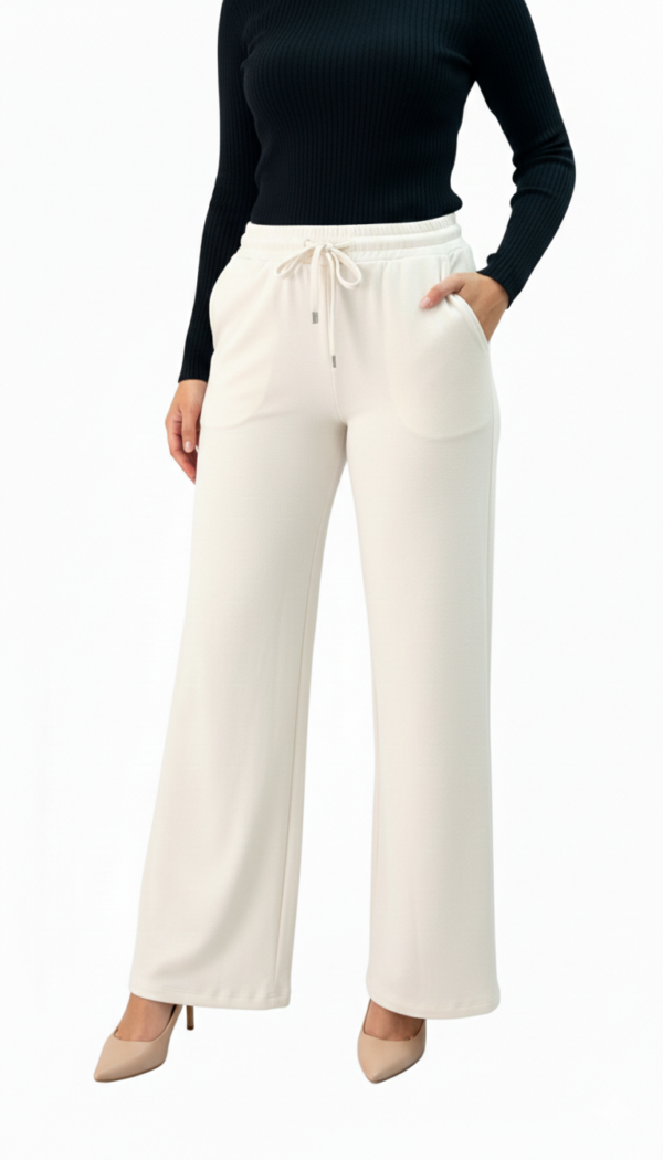 Pantalon Palazzo Tiro Alto