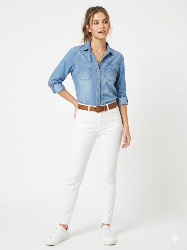 Camisa Denim Clasica