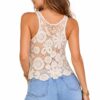 3993C643-1D61-4254-88A6-2919E3B38618 Blusa de Hilo de Punto Calado con Motivos Florales