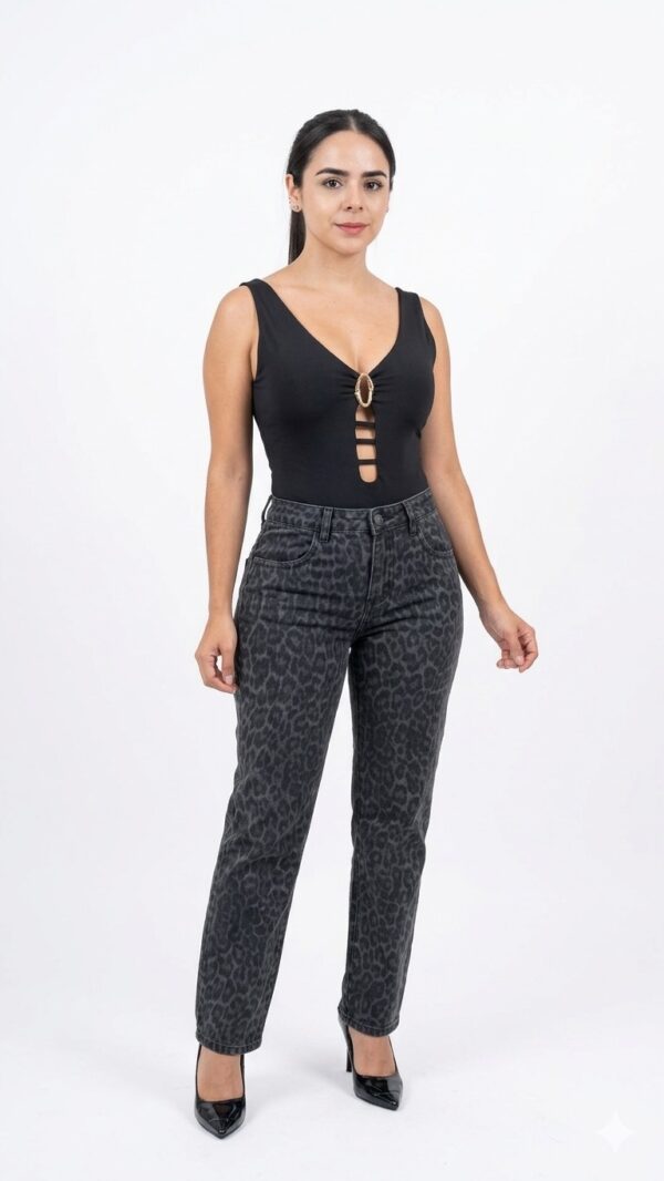 Jean Estampado Animal Print
