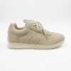 Tenis Urbanos en Cuero Carnaza - Beige Arena
