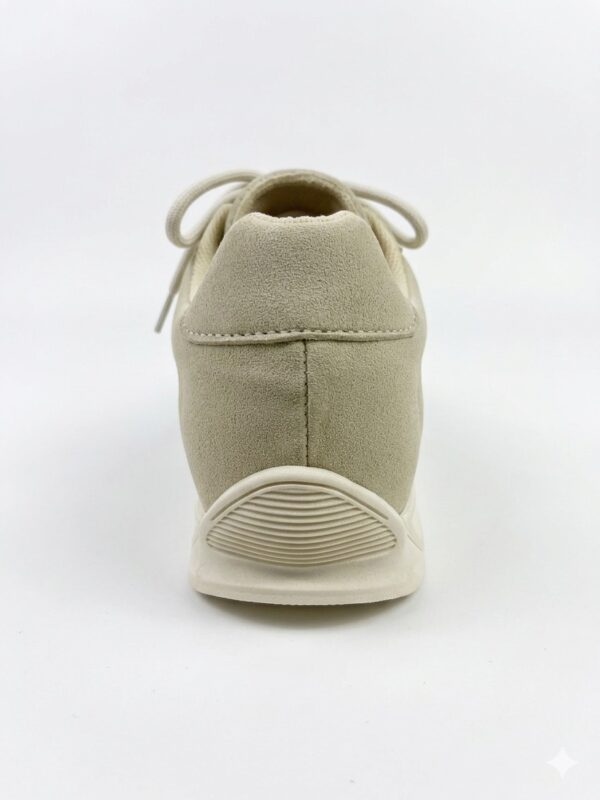 Tenis Urbanos en Cuero Carnaza - Beige Arena