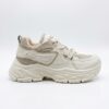 IMG_1222 Zapatillas Urbanas "Chunky" con Textura Entretejida - Crema