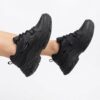 Zapatillas Urbanas "Chunky" con Textura Entretejida - Negro