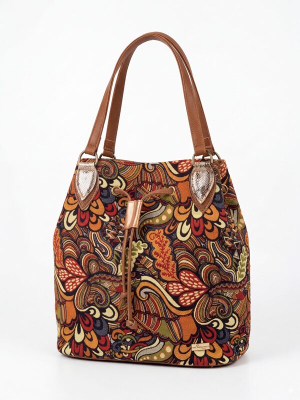IMG_1271 Bolso Tote "Artistic Jacquard" con Cierre de Cordón