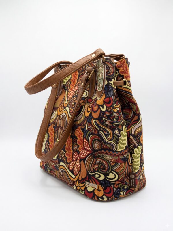 IMG_1272 Bolso Tote "Artistic Jacquard" con Cierre de Cordón