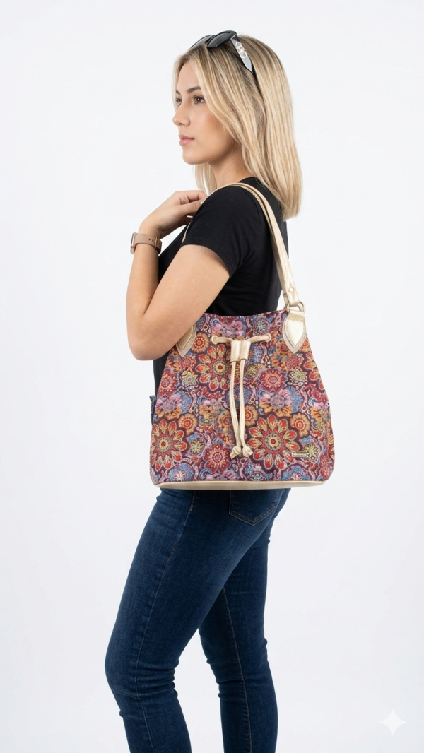 IMG_2029 Bolso Tote "Artistic Jacquard" con Cierre de Cordón