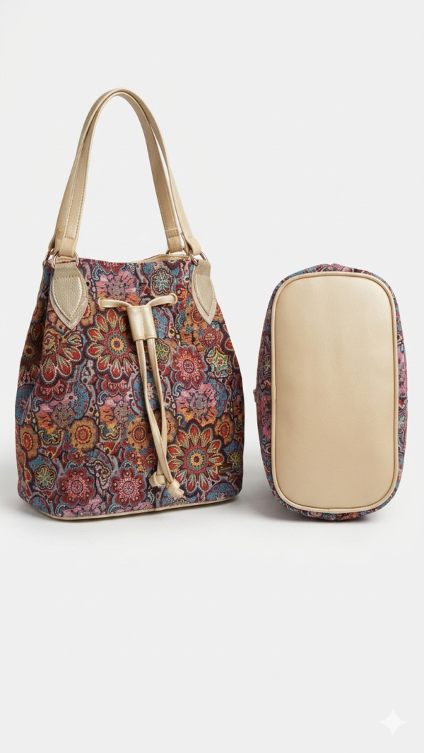 IMG_2033 Bolso Tote "Artistic Jacquard" con Cierre de Cordón
