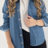 49D29534-CE84-4726-90F7-8CF29B8C4E71 Chaqueta Denim de Botones - Fit Oversize - Micropunto