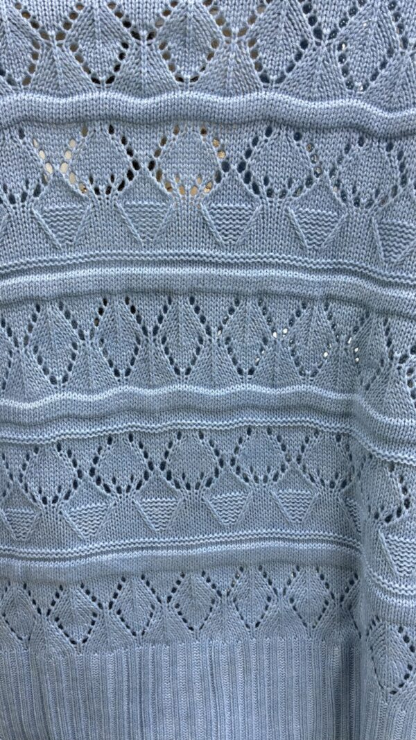 IMG_1840 Cardigan Blue Crochet: Delicadeza y Estilo Romántico
