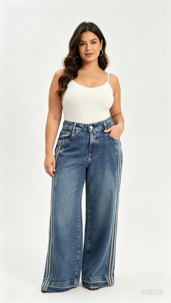 258E8EC9-B932-41B7-BF3C-8D2DEFD382F8 Jean Wide Leg con Rayas Laterales – Azul Medio