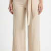 IMG_2400 Pantalón Fluido con Cintura Ajustable y Lazo – Beige