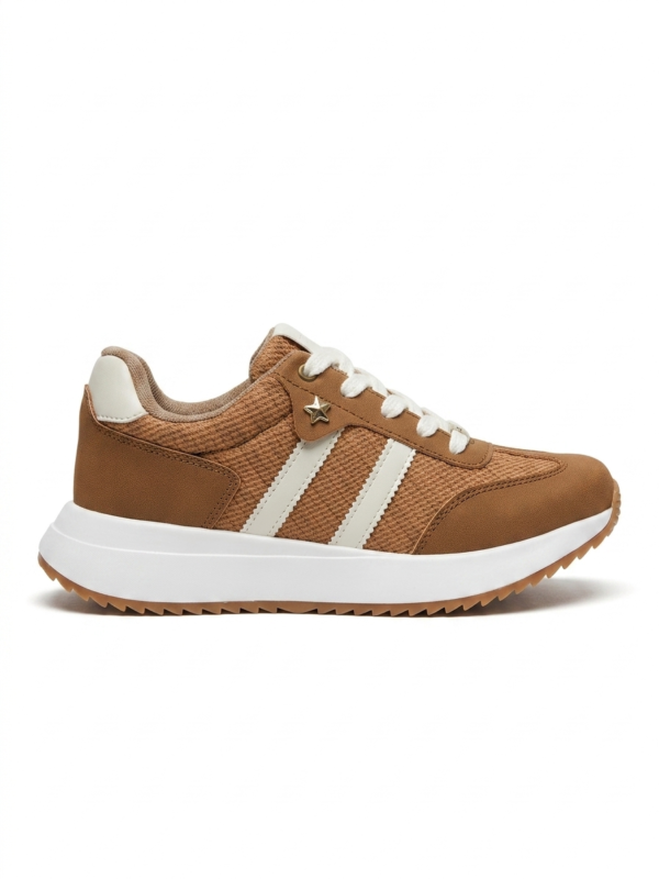 IMG_2548 Tenis Deportivos Safak Camel Estilo Retro-Running