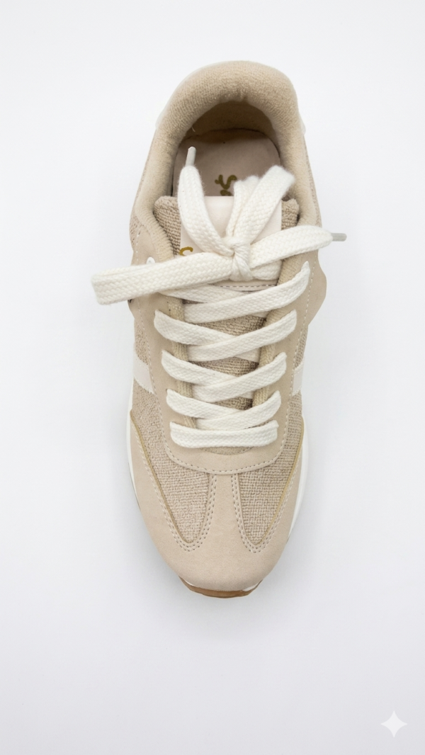 IMG_2606 Tenis Deportivos Safak Beige Estilo Retro-Running