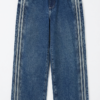 IMG_2674 Jean Wide Leg con Rayas Laterales – Azul Medio