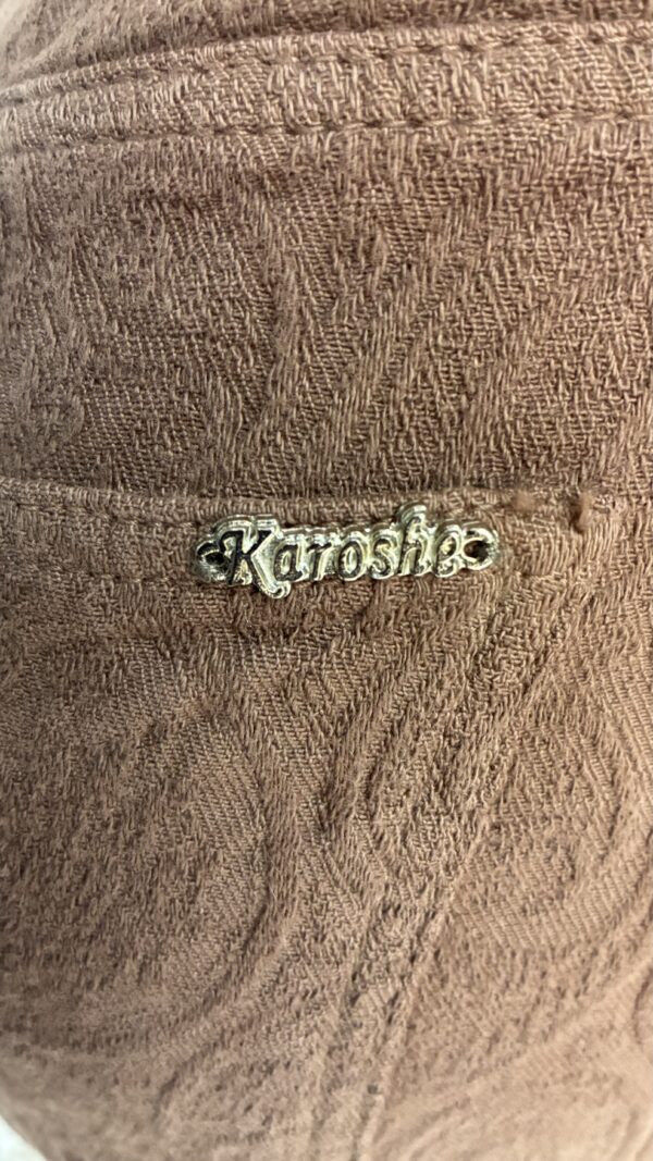 IMG_2730 Jean Karoshe Textured Wide Leg – Marrón Café